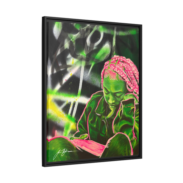 Disconnected - Framed Canvas Print