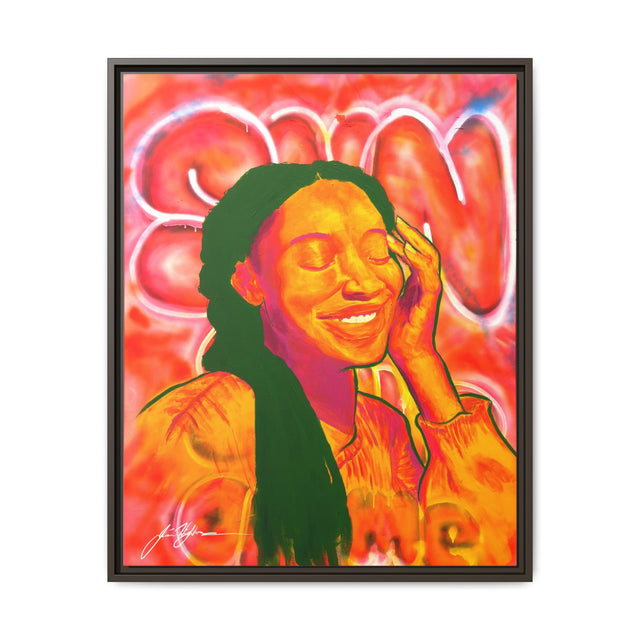 Sunshine On Me - Framed Canvas Print