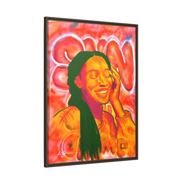 Sunshine On Me - Framed Canvas Print