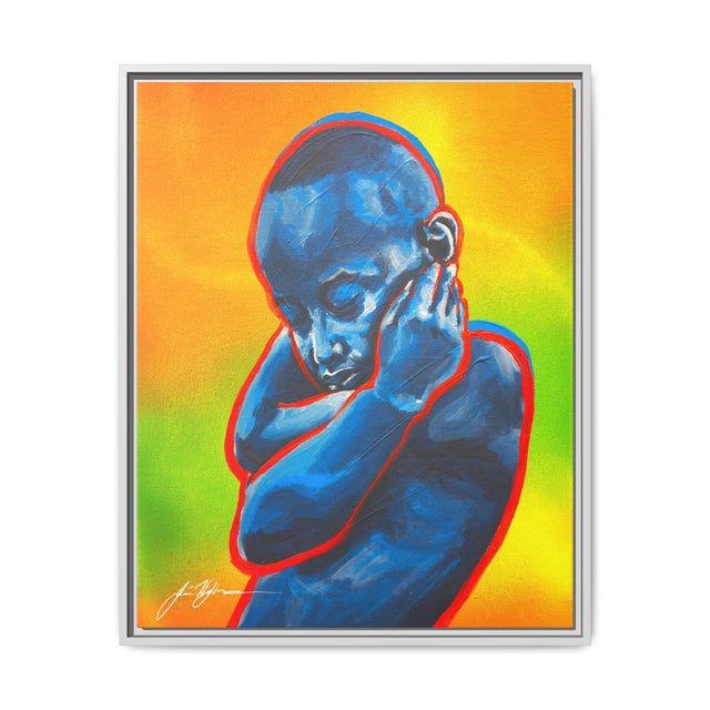 Soothe - Framed Canvas Print