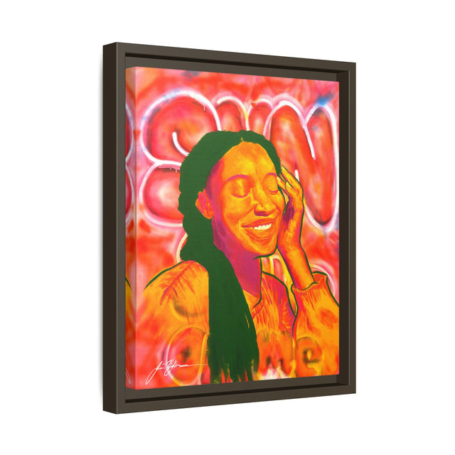 Sunshine On Me - Framed Canvas Print