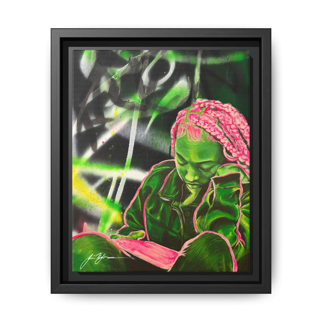 Disconnected - Framed Canvas Print