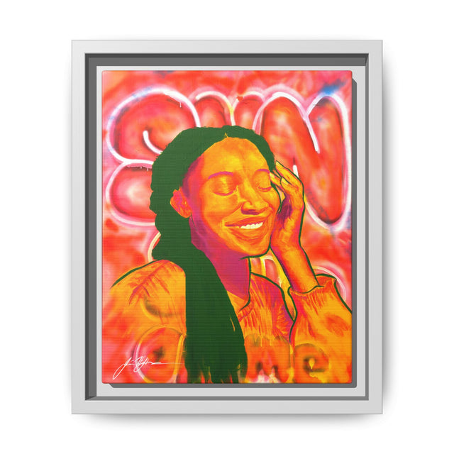 Sunshine On Me - Framed Canvas Print