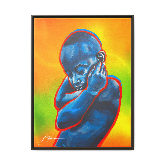 Soothe - Framed Canvas Print