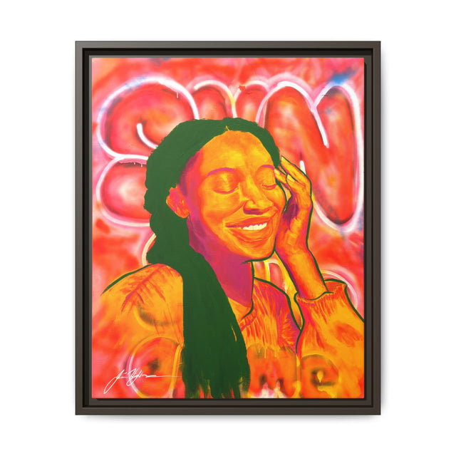 Sunshine On Me - Framed Canvas Print