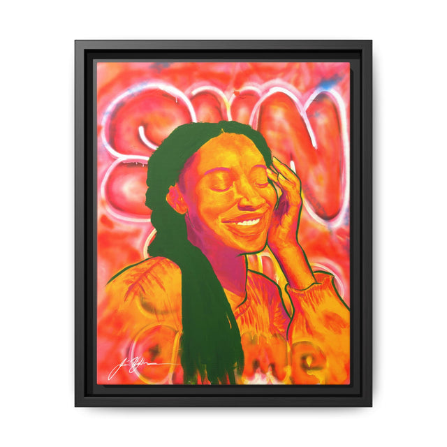 Sunshine On Me - Framed Canvas Print