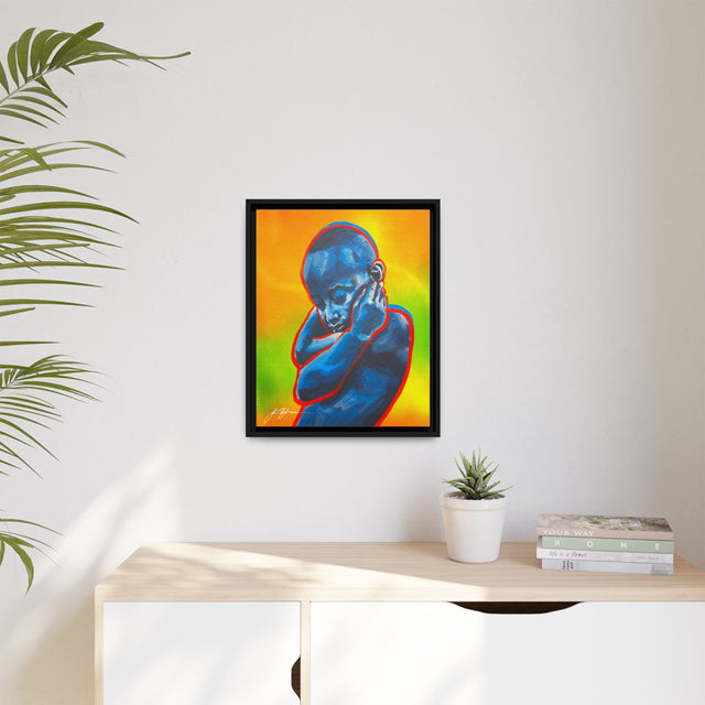 Soothe - Framed Canvas Print