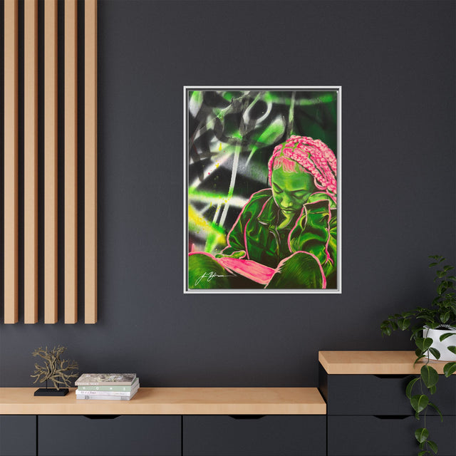 Disconnected - Framed Canvas Print