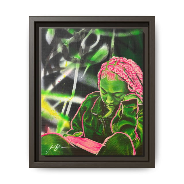 Disconnected - Framed Canvas Print