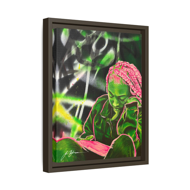 Disconnected - Framed Canvas Print