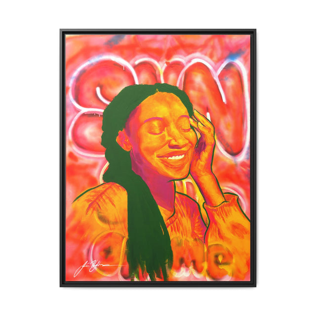 Sunshine On Me - Framed Canvas Print