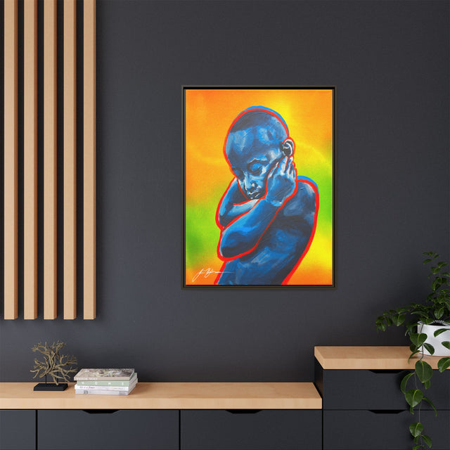 Soothe - Framed Canvas Print