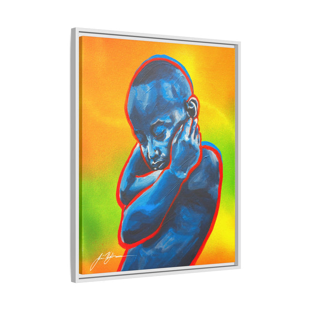 Soothe - Framed Canvas Print