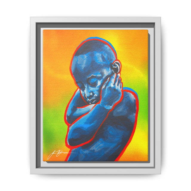 Soothe - Framed Canvas Print