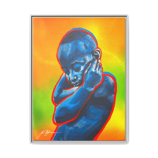 Soothe - Framed Canvas Print