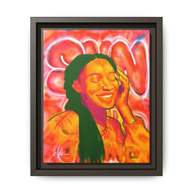 Sunshine On Me - Framed Canvas Print