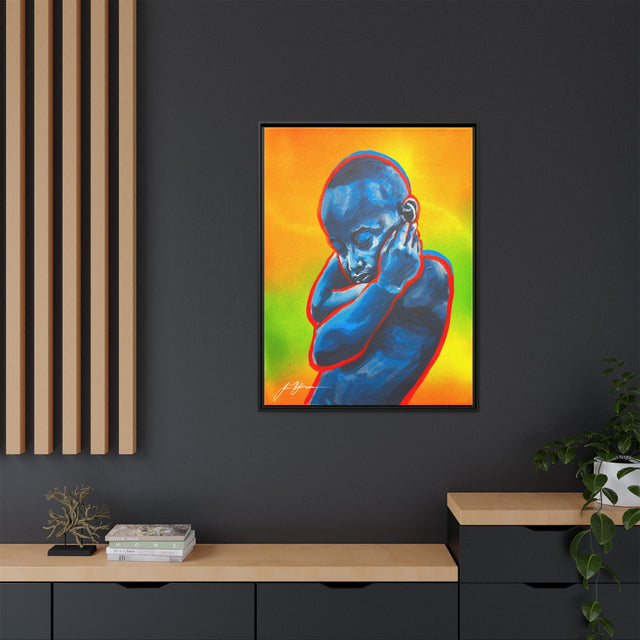 Soothe - Framed Canvas Print