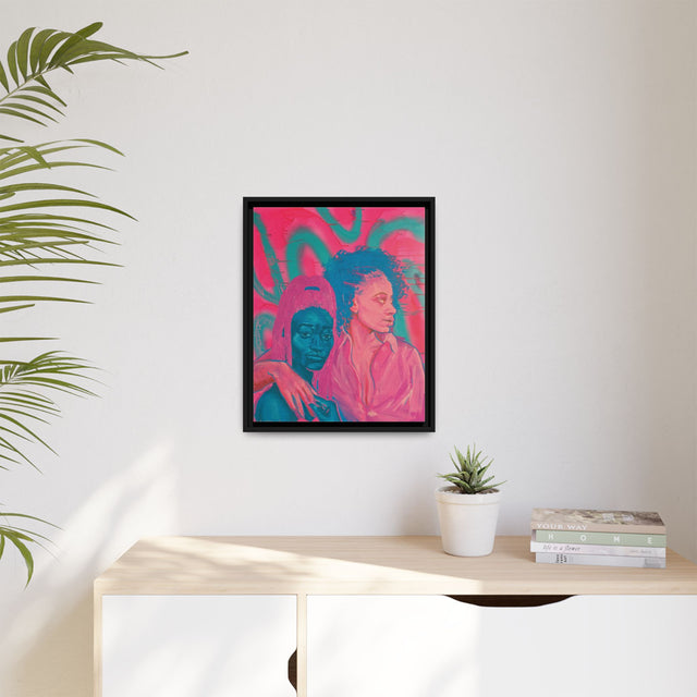 Familiar - Framed Canvas Print
