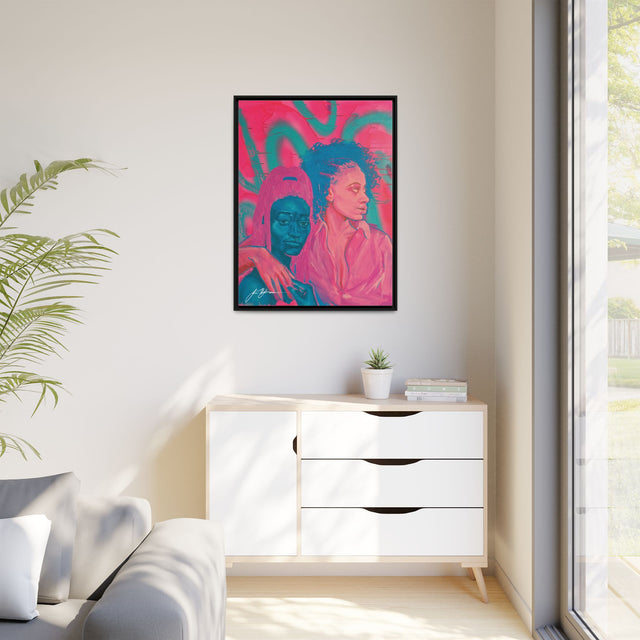 Familiar - Framed Canvas Print