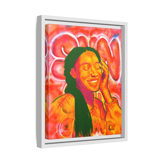 Sunshine On Me - Framed Canvas Print