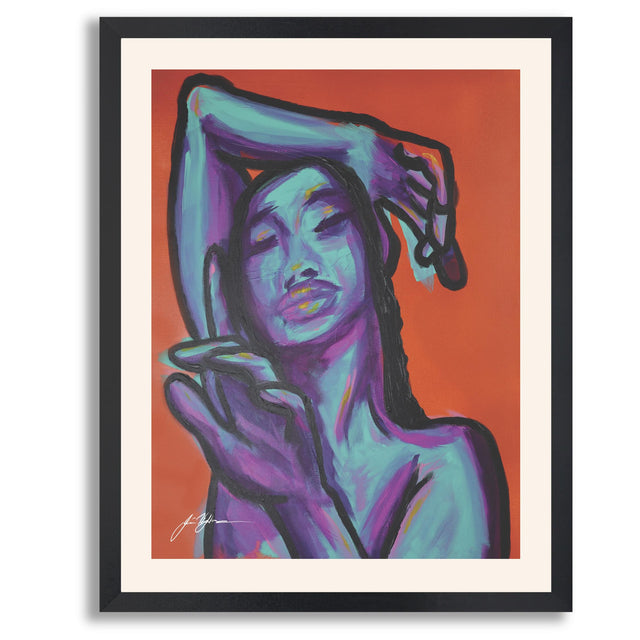 Art Print: Neon Woman