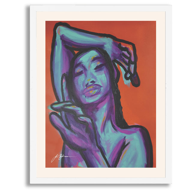 Art Print: Neon Woman